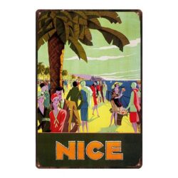 metal plate vintage nice