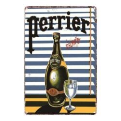 perrier metal plate