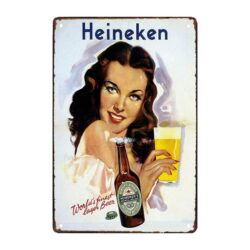 metal plate pub heineken