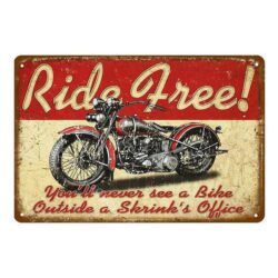 metal plate pub motorcycle