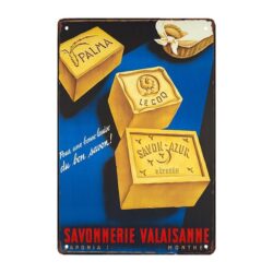 metal soap advertising plate