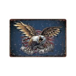 advertising metal plate usa