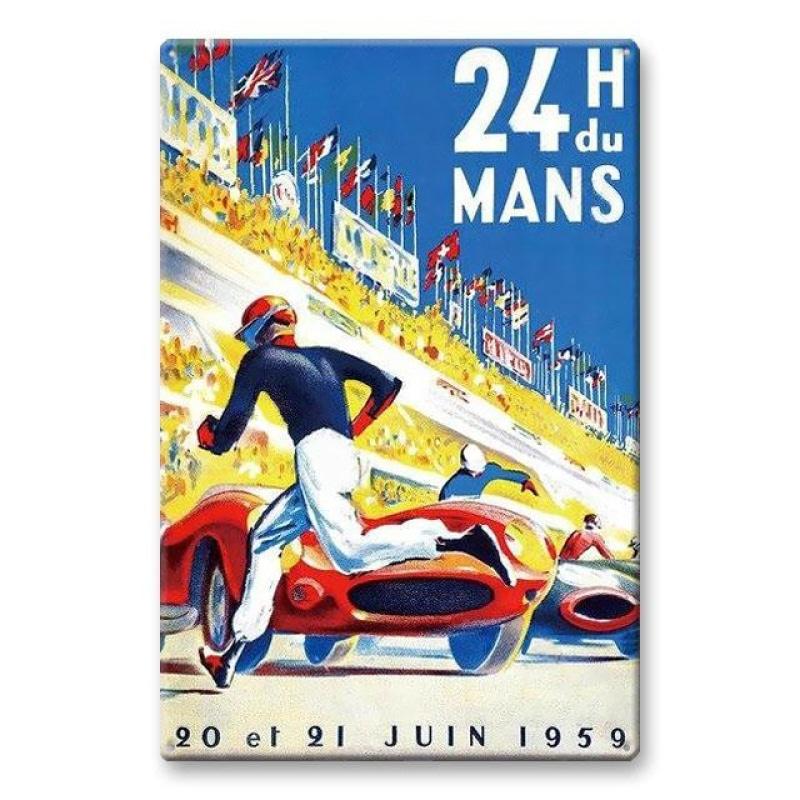 vintage metal plate 24h du mans vintage metal plate 24h du mans