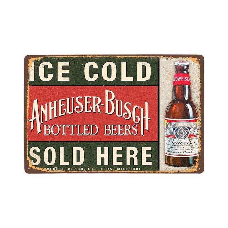 vintage metal plate anheuser busch vintage metal plate anheuser busch