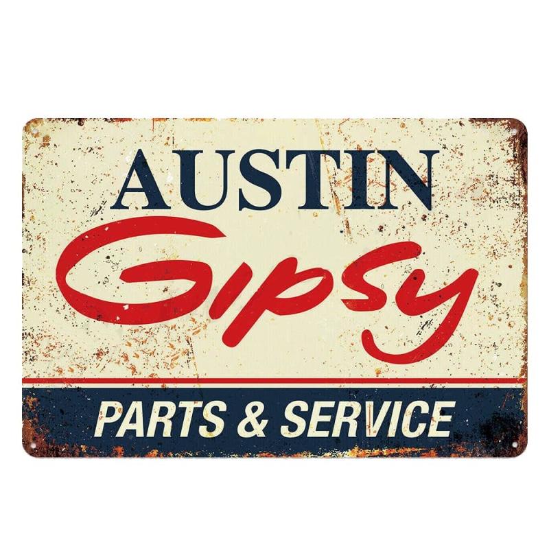 vintage metal plate austin gipsy vintage metal plate austin gipsy