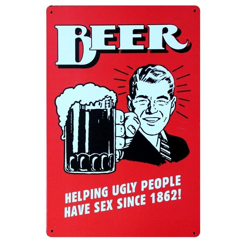 metal plate vintage beer mug metal plate vintage beer mug