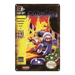 metal plate vintage bomberman ii