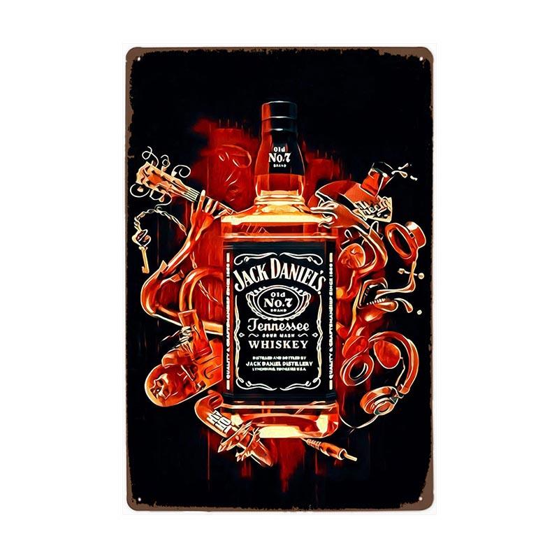 vintage metal plate bottle jack daniels vintage metal plate bottle jack daniels