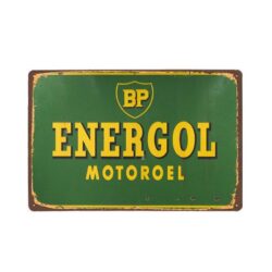 metal plate vintage bp motoroil
