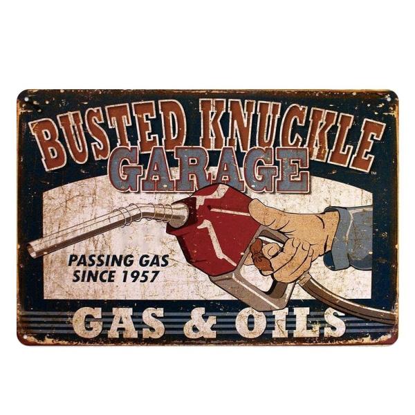 vintage metal plaque busted knuckle garage vintage metal plaque busted knuckle garage