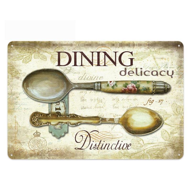 vintage metal plate cutlery dinner vintage metal plate cutlery dinner