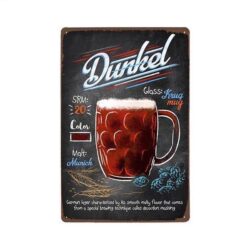 vintage dunkel metal plate