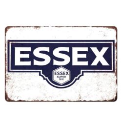 vintage essex metal plate