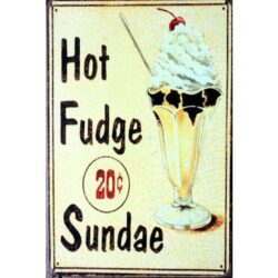 vintage ice metal plate