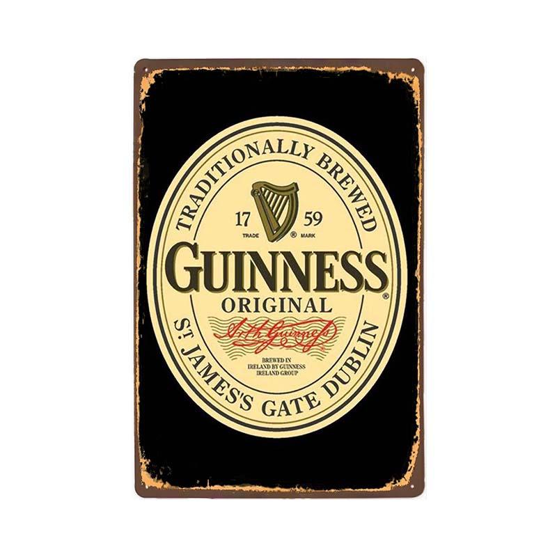 metal plate vintage guinness original metal plate vintage guinness original