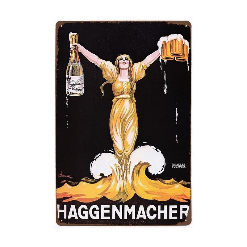vintage metal plate haggenmacher vintage metal plate haggenmacher