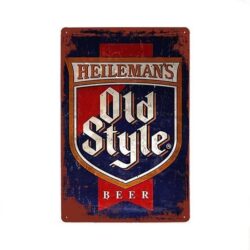 vintage heilemans metal plate