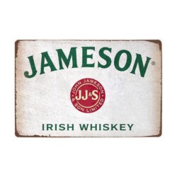metal plate vintage jameson