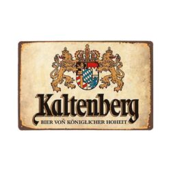 metal plate vintage kaltenberg