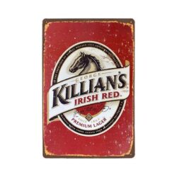 vintage killian metal plate