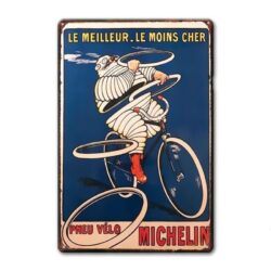 vintage metal plate michelin the best the cheapest