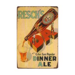 metal plate vintage resch