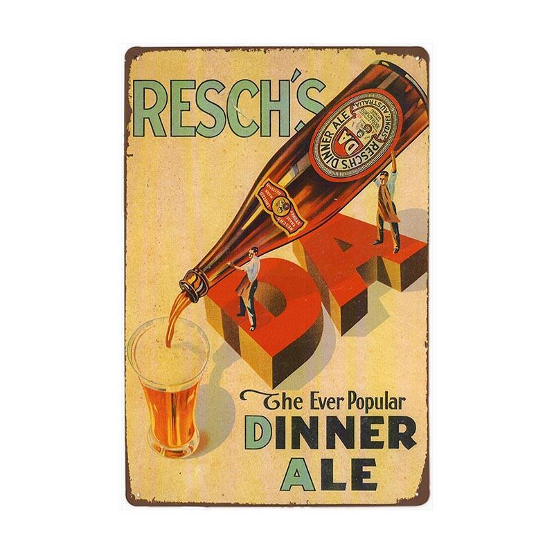 metal plate vintage resch metal plate vintage resch
