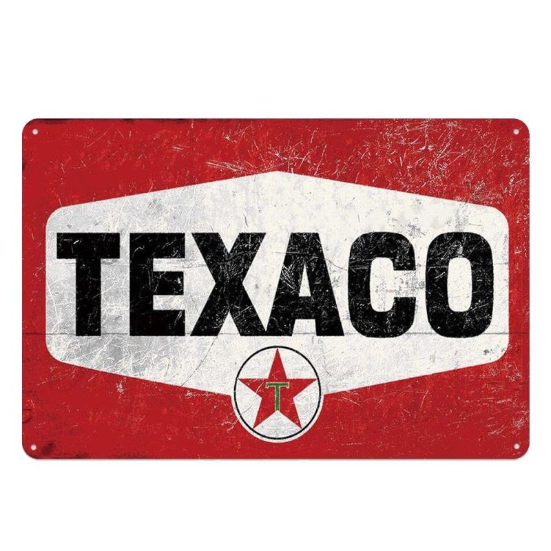 vintage texaco red metal plate vintage texaco red metal plate