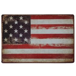 metal plate vintage usa