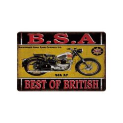 motorcycle plate bsa