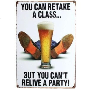 alcohol advertising plate