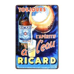 old ricard advertising plate