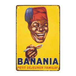 banania advertising plaque