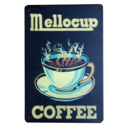 coffee advertising plaque