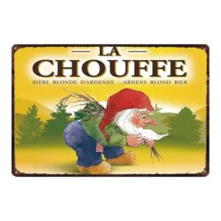 advertising plaque chouffe