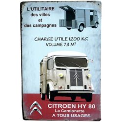 citroen advertising plate