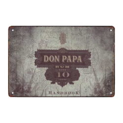 advertising plaque don papa