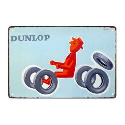 old dunlop advertising plate