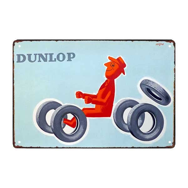 old dunlop advertising plate old dunlop advertising plate