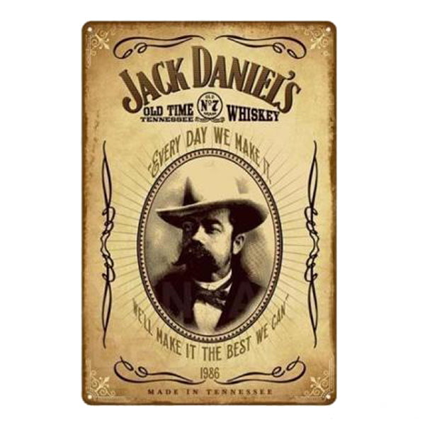 jack daniels advertising plaque jack daniels advertising plaque