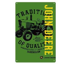 john deere advertising plaque