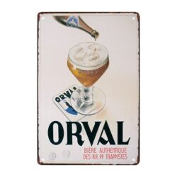 advertising plate orval