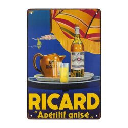 ricard advertising plate