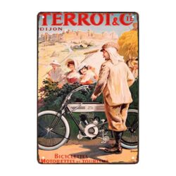metal plate vintage terrot