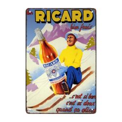 advertising plate tole ricard
