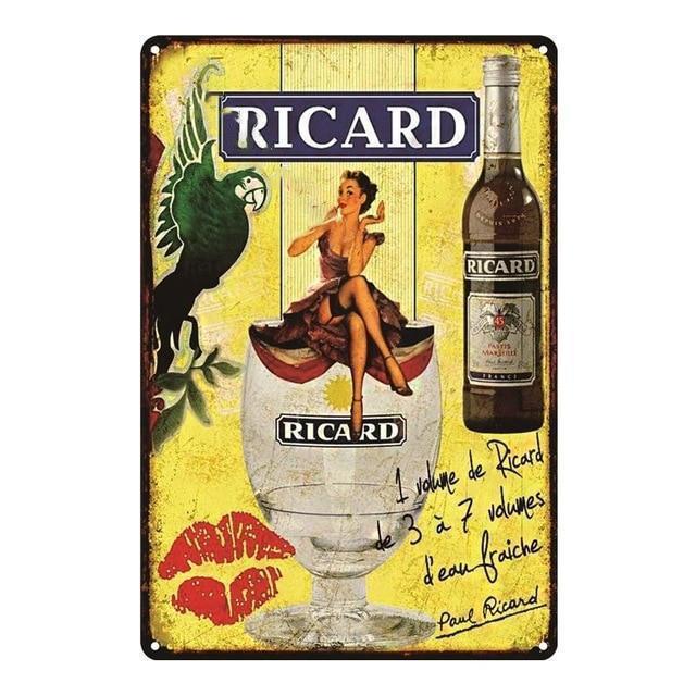 old ricard plate old ricard plate