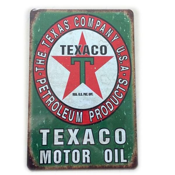 plate texaco vintage plate texaco vintage