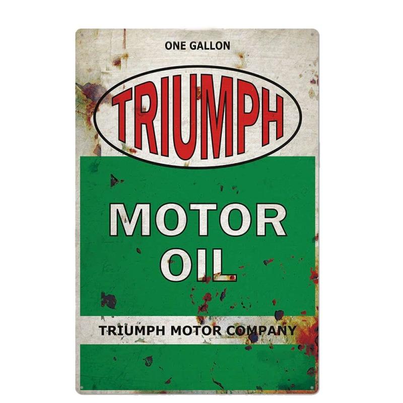 triumph metal plate triumph metal plate