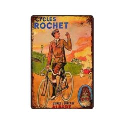 metal plate vintage cycles rochet