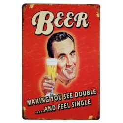 vintage beer plate